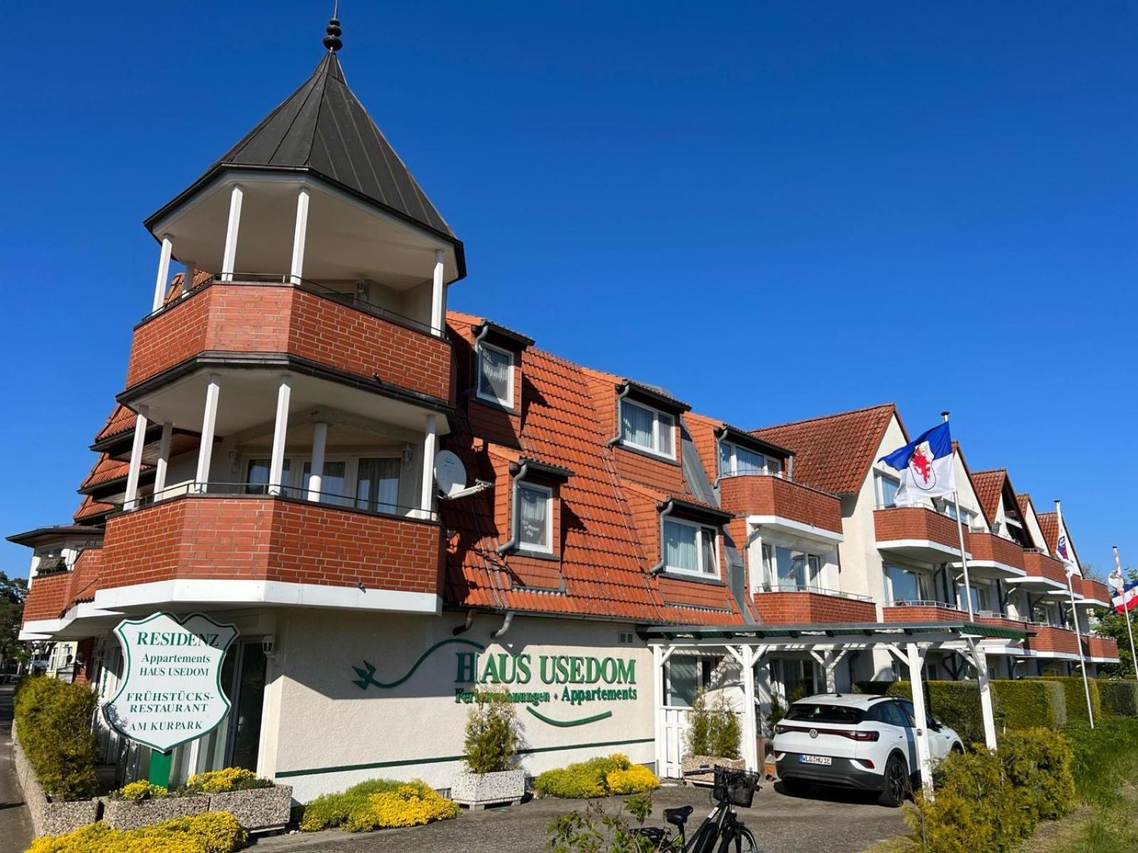 Haus Usedom Ferienwohnungen Mit Fruehstuecks-Restaurant Кёльпинзе